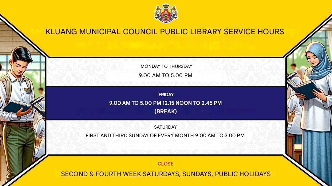 Library Service Hours 2025